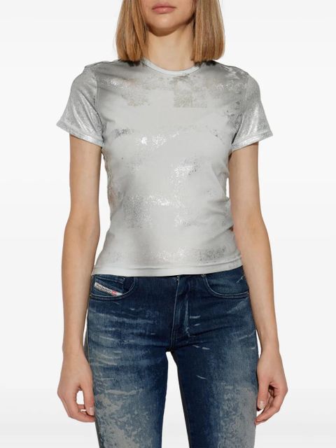 Diesel T-Uncutie-Long-Q5 T-shirt - Grey