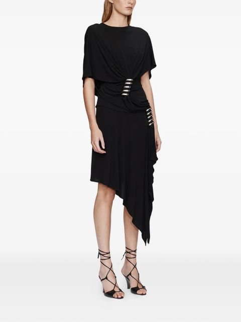 Christopher Esber coiled embellished midi skirt - Black - zdjęcie produktu nr 2