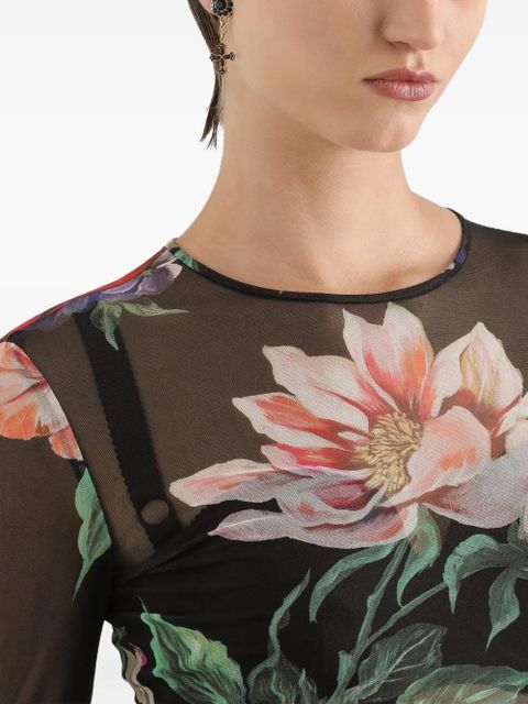 Dolce & Gabbana rhinestone-embellished earrings - Gold - zdjęcie produktu nr 2