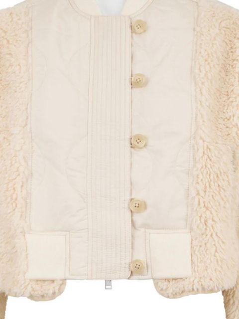 3.1 Phillip Lim sherpa-quilted bomber - Neutrals