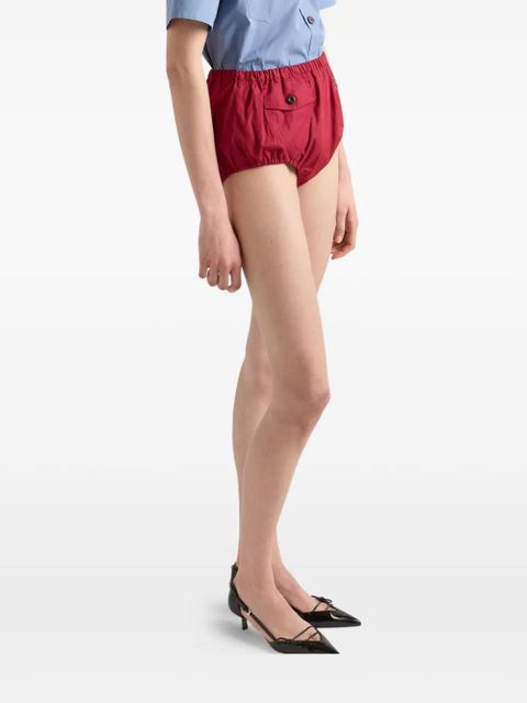 Prada poplin shorts - Red