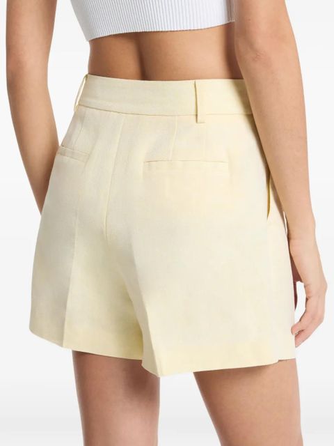 Michael Kors pleated linen short - Yellow - zdjęcie produktu nr 2