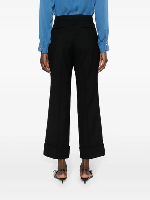 Gucci mid-rise tailored wool trousers - Black