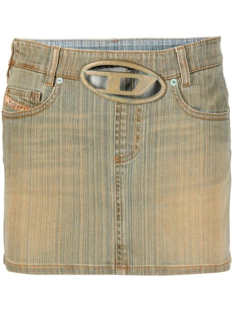 Diesel Oval D buckle denim skirt - Blue - zdjęcie produktu nr 1