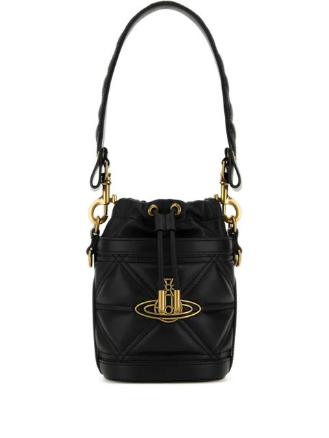 Vivienne Westwood small Kitty bucket bag - Black - zdjęcie produktu nr 1