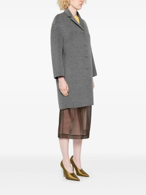 Prada cropped-sleeve coat - Grey