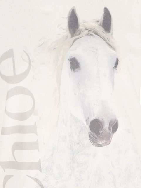 Chloé graphic T-shirt - Neutrals