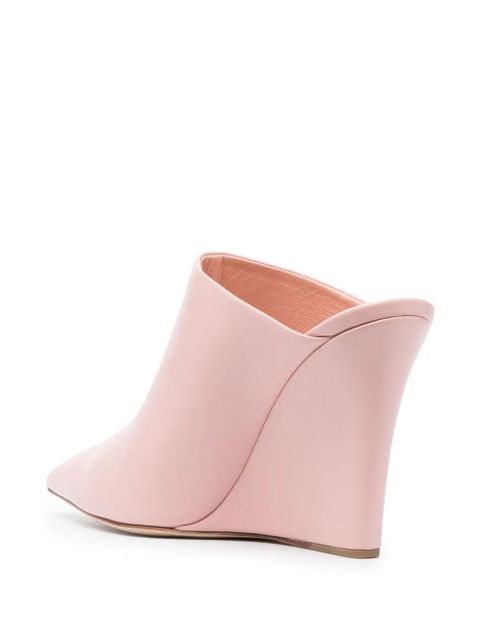 Paris Texas Wanda pointed toe 100mm mules - Pink