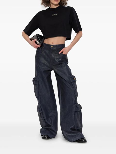 AMIRI wide-leg cargo jeans - Blue