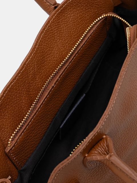 Answear.LAB torebka skórzana kolor brązowy - zdjęcie produktu nr 2