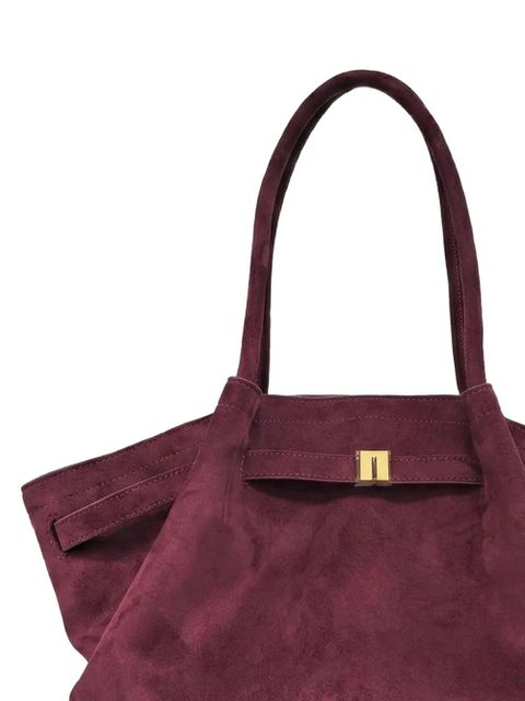 JW Pei medium suede-effect tote bag - Purple - zdjęcie produktu nr 2