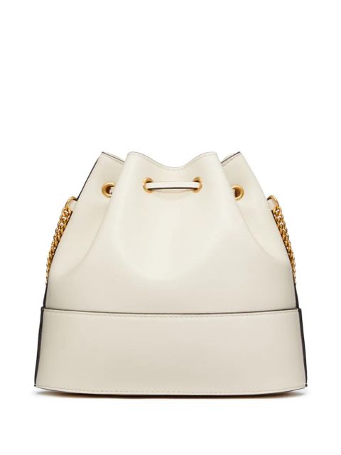 Valentino Garavani Vlogo chain-strap leather mini bag - White