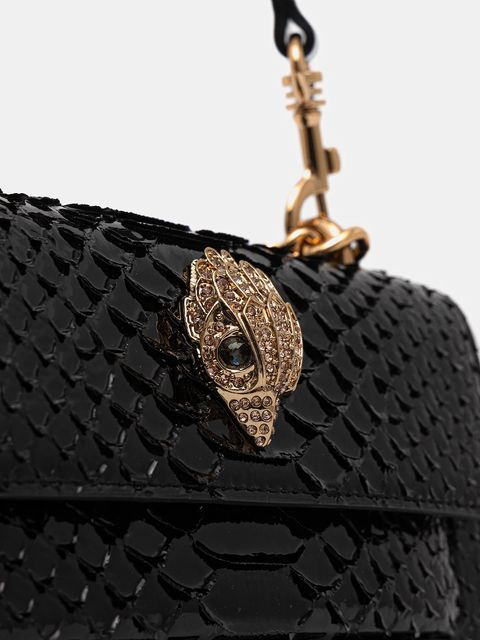 Kurt Geiger London torebka skórzana SHOREDITCH kolor czarny 4998200719