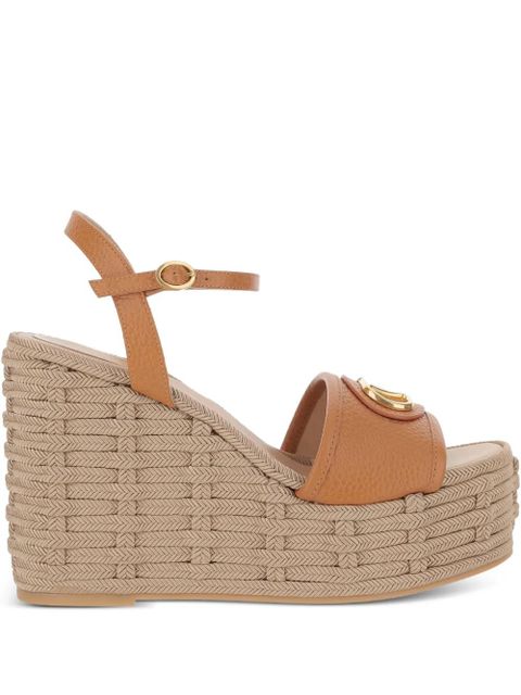 Valentino Garavani 120mm Vlogo-plaque espadrilles - Brown - zdjęcie produktu nr 1