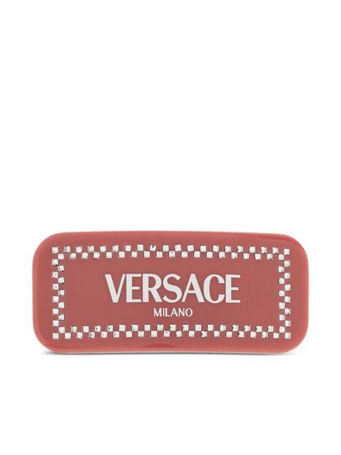 Versace Left Crystal hair clip - Pink - zdjęcie produktu nr 1