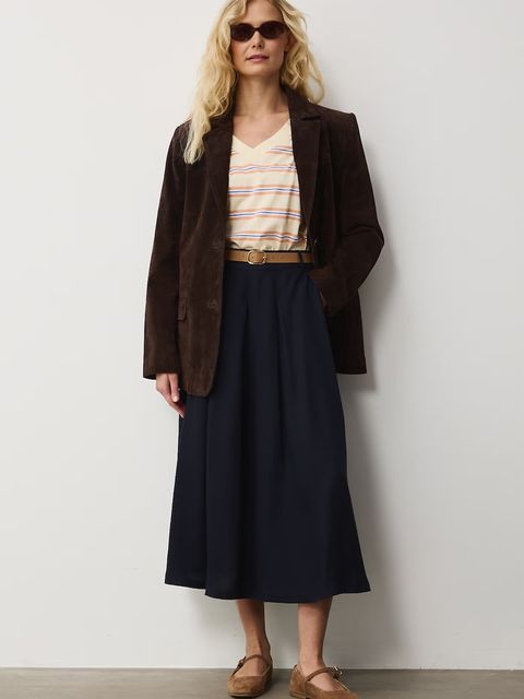 Medicine spódnica plisowana z lyocellu - zdjęcie produktu nr 1