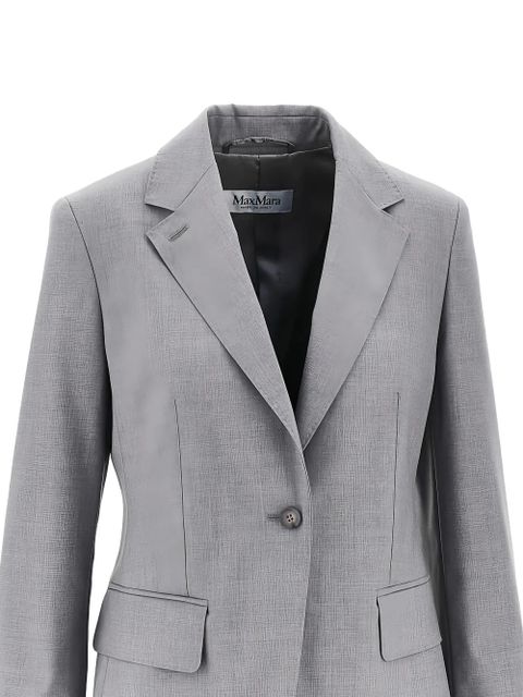 Max Mara notched blazer - Grey - zdjęcie produktu nr 2