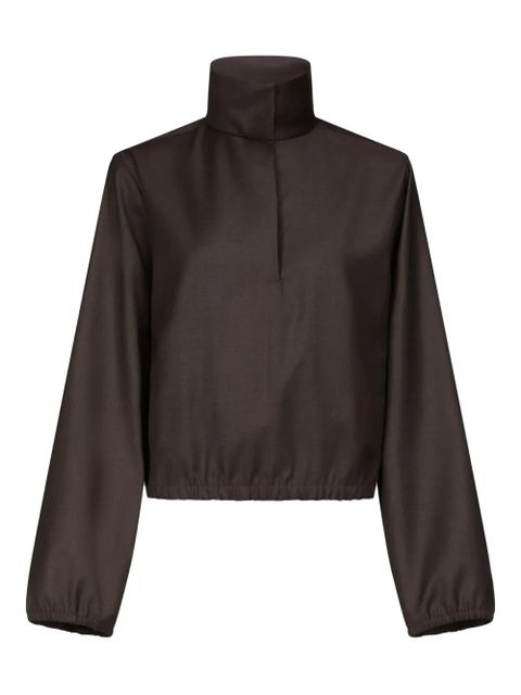 LouLou de Saison high-neck sweatshirt - Brown - zdjęcie produktu nr 1