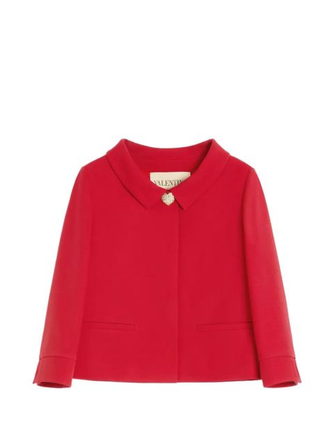 Valentino Garavani heart-detail jacket - Red - zdjęcie produktu nr 1