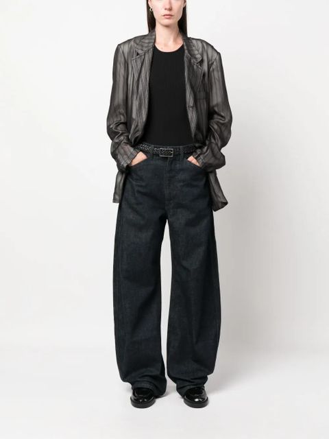 LEMAIRE seamless mid-rise wide-leg jeans - Blue - zdjęcie produktu nr 2