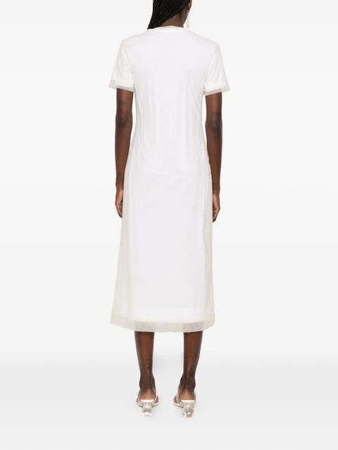 Simone Rocha layered embellished dress - White