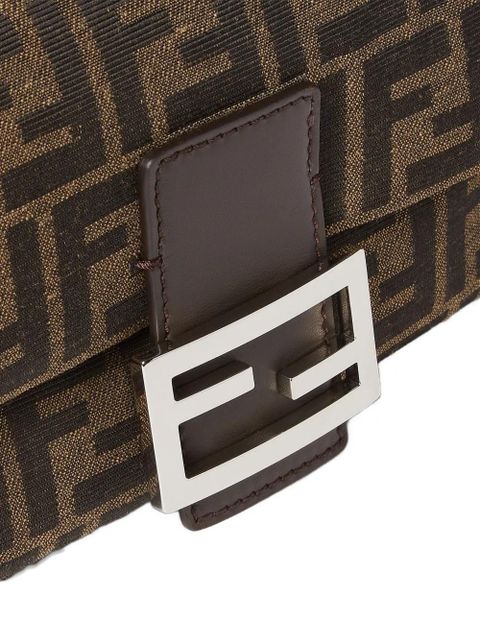 FENDI Baguette® logo pattern tote bag - Brown