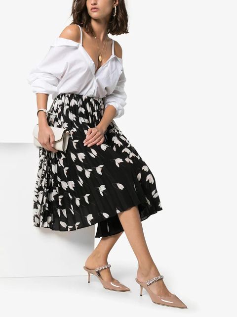 Jimmy Choo 65mm Bing leather mules - Neutrals