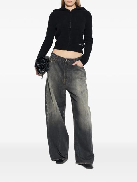 Alexander Wang zip-up hoodie - Black - zdjęcie produktu nr 2