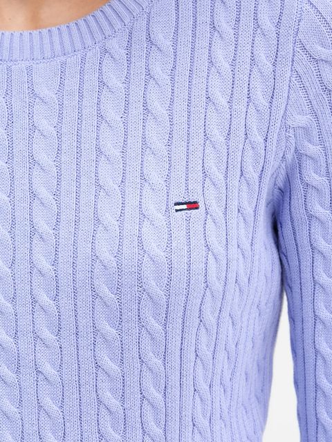 Tommy Jeans sweter bawełniany damski lekki DW0DW22165