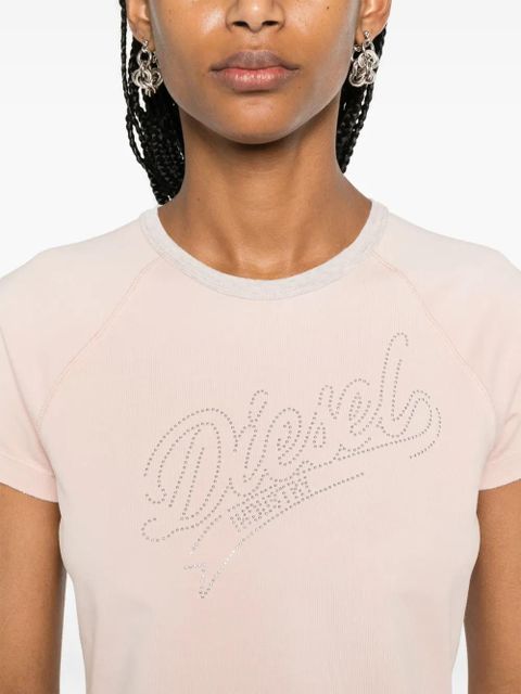 Diesel T-Vincie rhinestone-embellished T-shirt - Pink - zdjęcie produktu nr 2