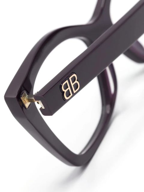 Balenciaga Eyewear cat-eye glasses - Purple - zdjęcie produktu nr 2