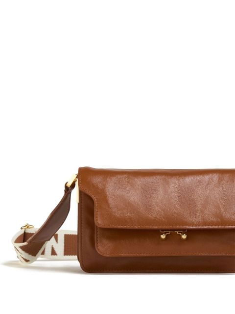 Marni Trunk Soft E/W shoulder bag - Brown