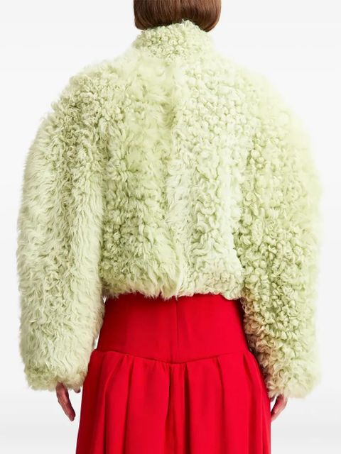 16Arlington zip high-neck jacket - Green