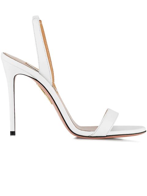 Aquazzura 105mm So Nude sandals - White