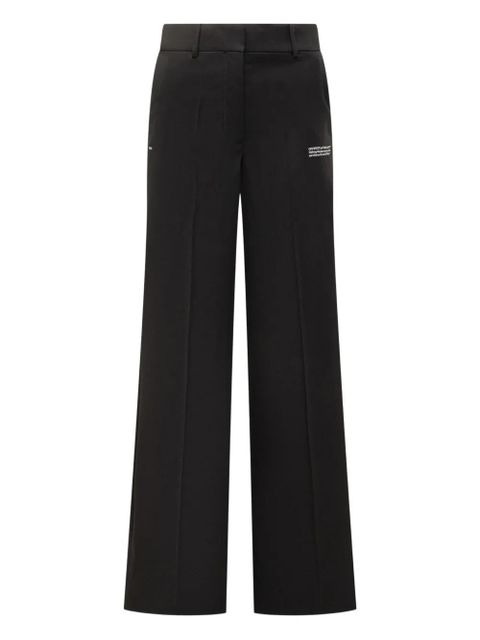 Off-White pleated wool trousers - Black - zdjęcie produktu nr 1