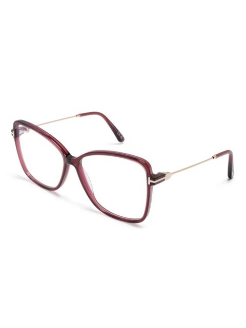 TOM FORD Eyewear butterfly-frame glasses - Pink - zdjęcie produktu nr 2