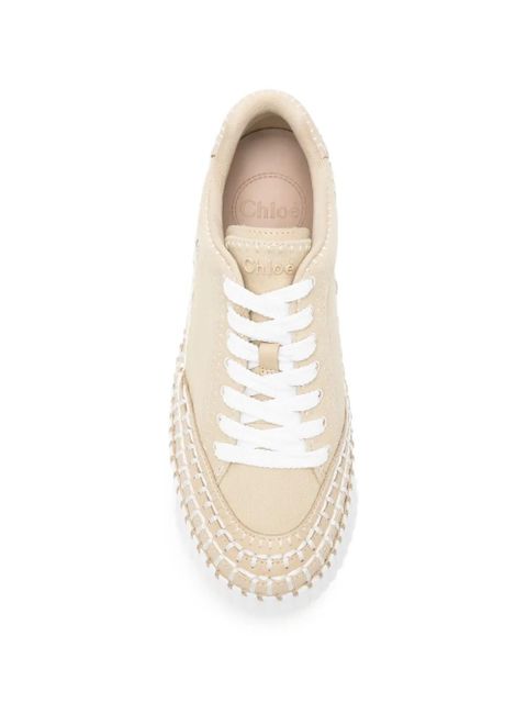 Chloé Nama wedge sneakers - Neutrals