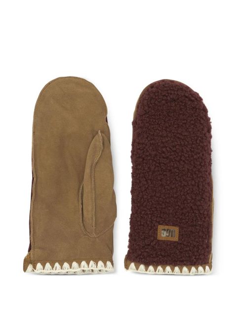 UGG logo-patched gloves - Brown - zdjęcie produktu nr 1