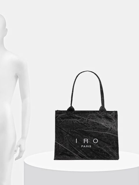 IRO torebka bawełniana kolor czarny WP46JANE