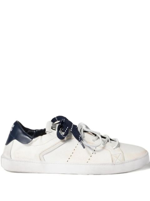 Miu Miu Deco leather sneakers - Neutrals - zdjęcie produktu nr 1