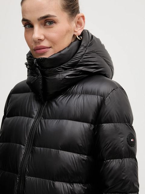 Tommy Hilfiger kurtka puchowa kolor czarny zimowa WW0WW47356