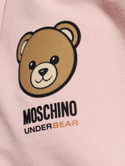 Moschino Teddy Bear zip-up hoodie - Pink