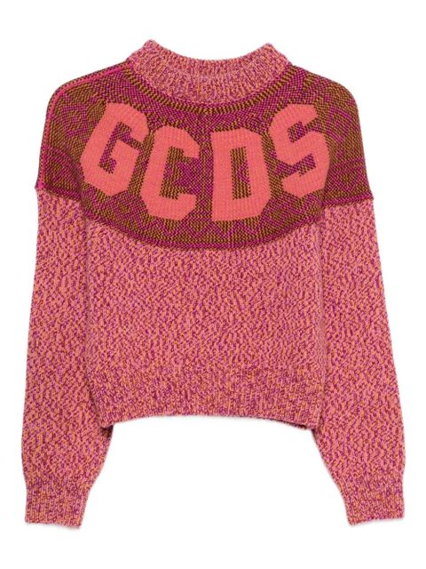 GCDS logo knitwear - Blue - zdjęcie produktu nr 1