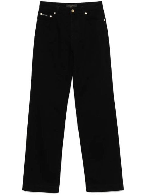 Dolce & Gabbana straight-leg jeans - Black - zdjęcie produktu nr 1