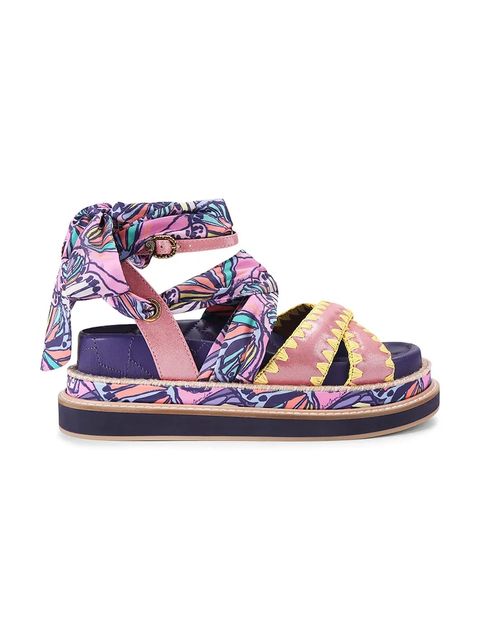 Kurt Geiger London sandały na platformie damskie Orson Cross Scarf Sdl - zdjęcie produktu nr 1