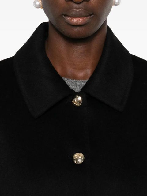 ANINE BING button-fastening patch-pocket jacket - Black