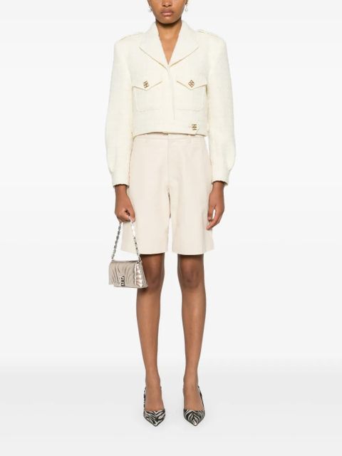 Givenchy cropped tweed jacket - Neutrals - zdjęcie produktu nr 2