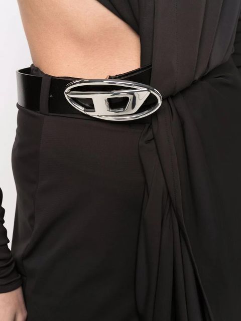 Diesel D-Elm asymmetric shirt dress - Black