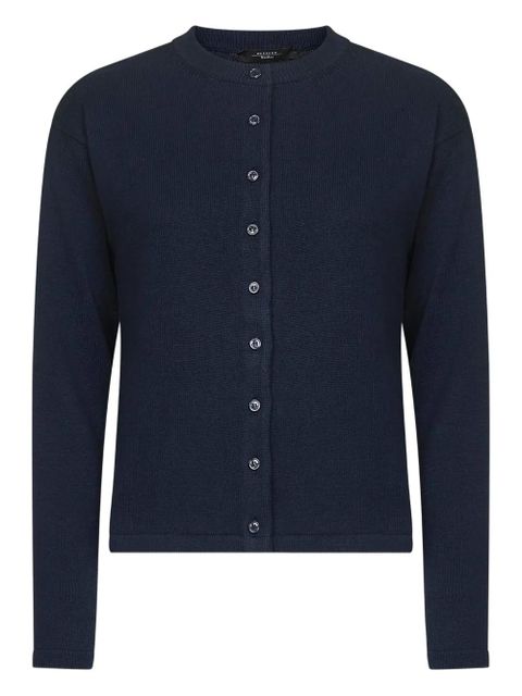 Weekend Max Mara ribbed button cardigan - Blue - zdjęcie produktu nr 1