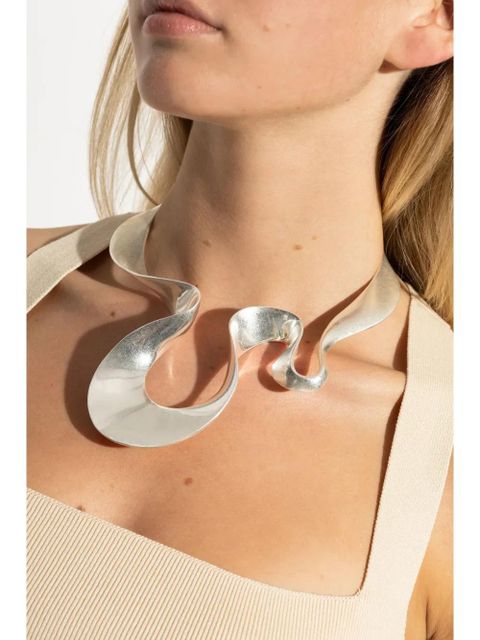 Cult Gaia Rue choker necklace - Silver - zdjęcie produktu nr 2